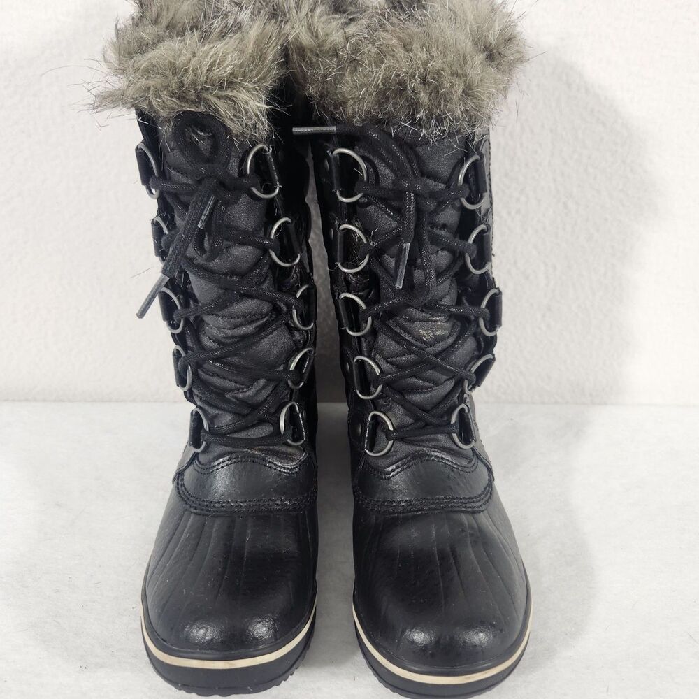 Sorel Tofino II Youth Waterproof Winter Boots Black Women’s Size 6